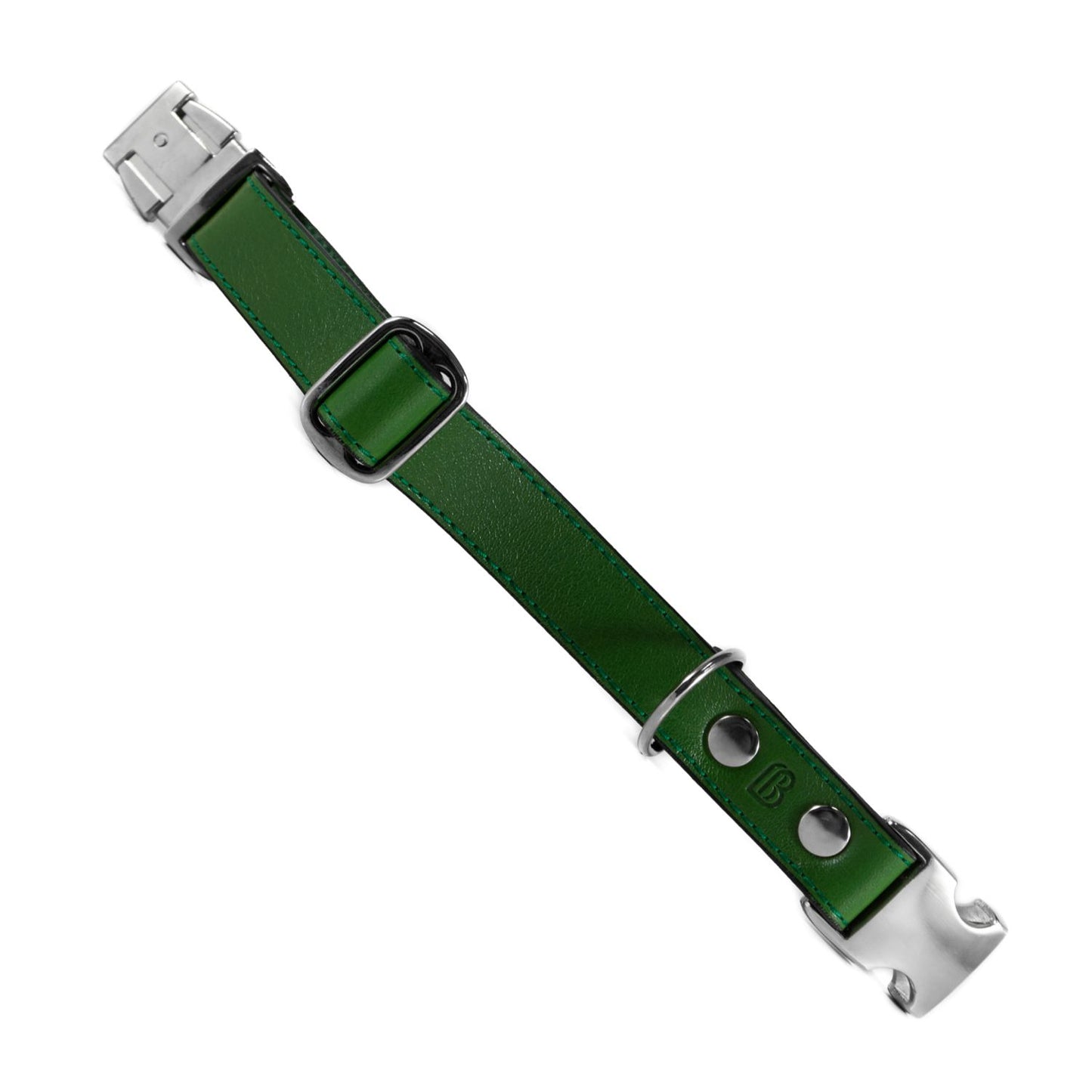 Šikovný kožený obojok "Forest Tribe" 2,5 cm