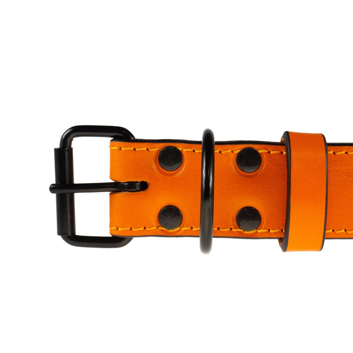 Športový kožený obojok "Volcano" 4 cm