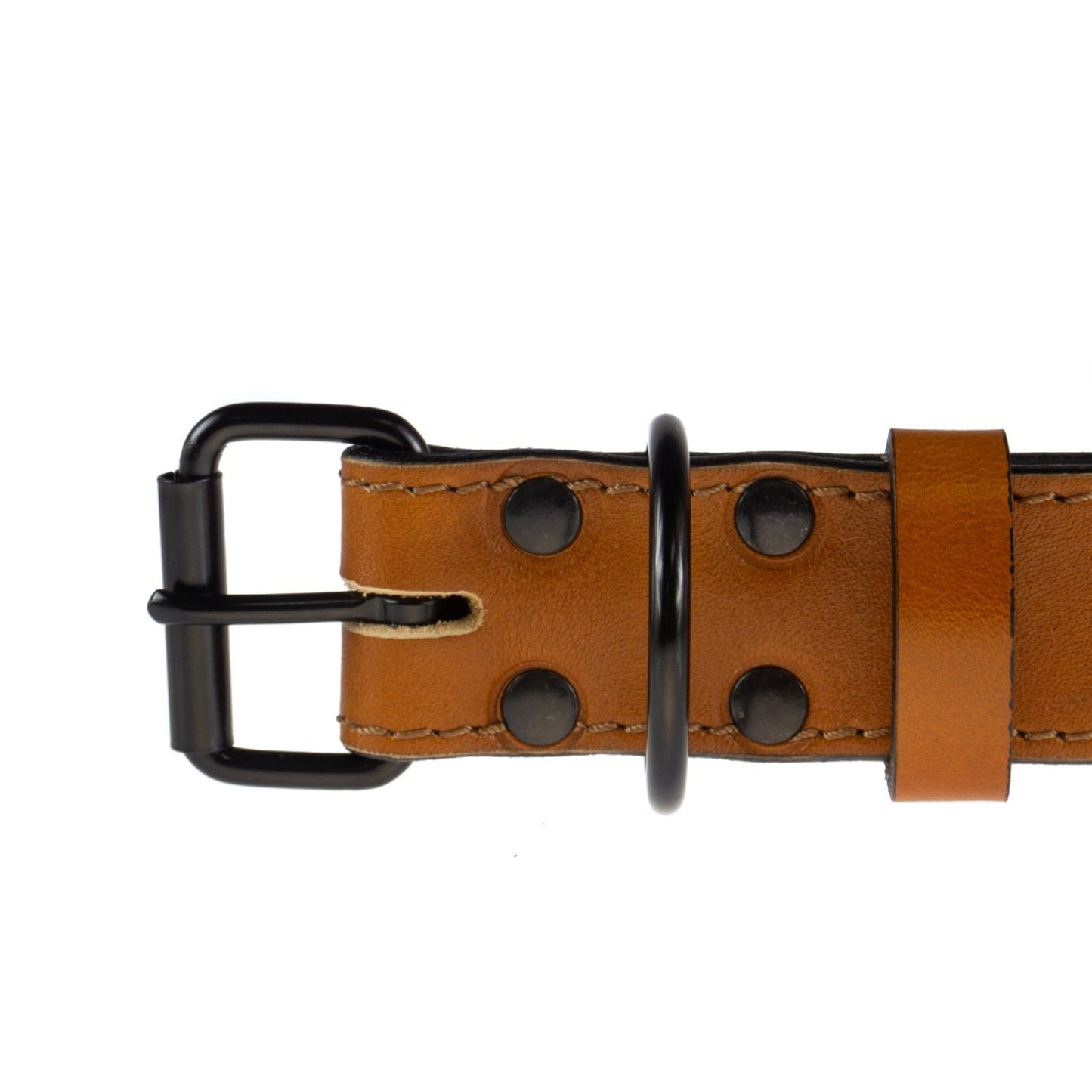 Športový kožený obojok "Mountain" 4 cm