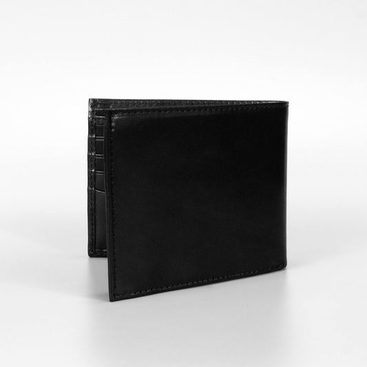 Čierna pánska kožená peňaženka "Milano"