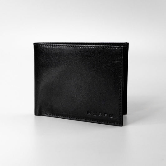 Čierna pánska kožená peňaženka "Livorno"